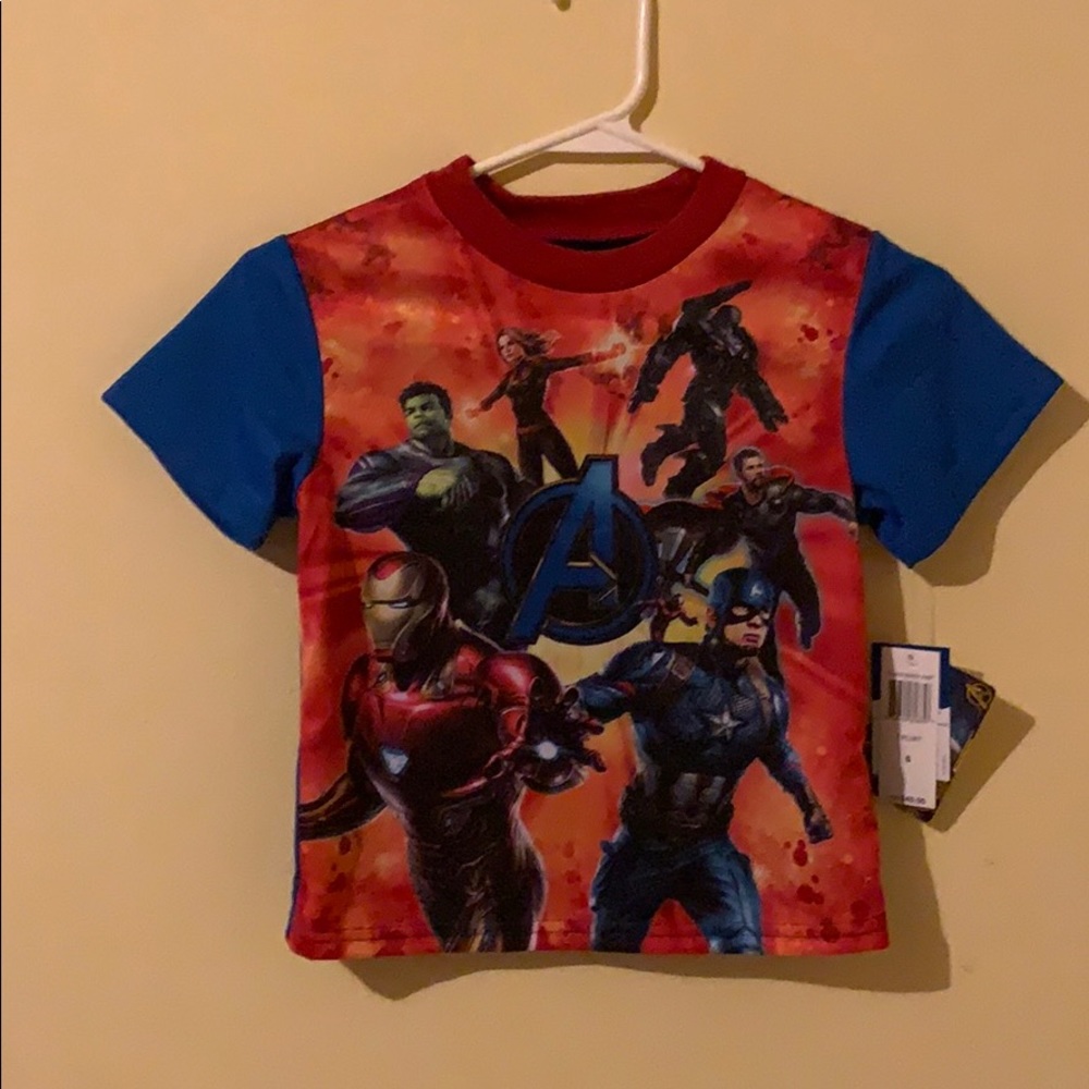 NWT marvel Avengers Infinity War kids shirt.
